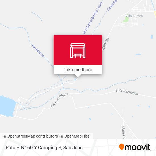 Mapa de Ruta P. N° 60 Y Camping S