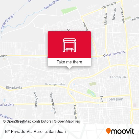 Mapa de Bº Privado Vía Aurelia