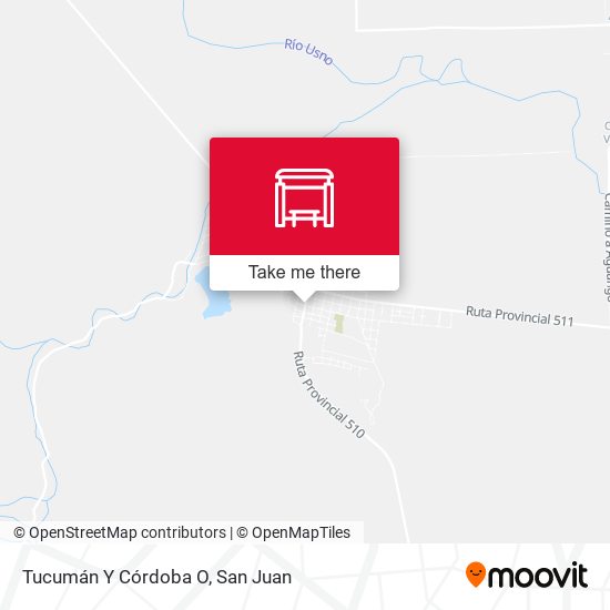 Tucumán Y Córdoba O map