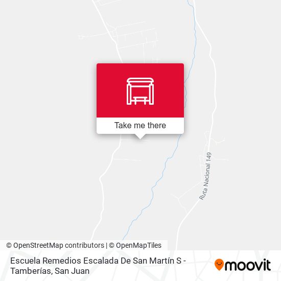 Escuela Remedios Escalada De San Martín S - Tamberías map