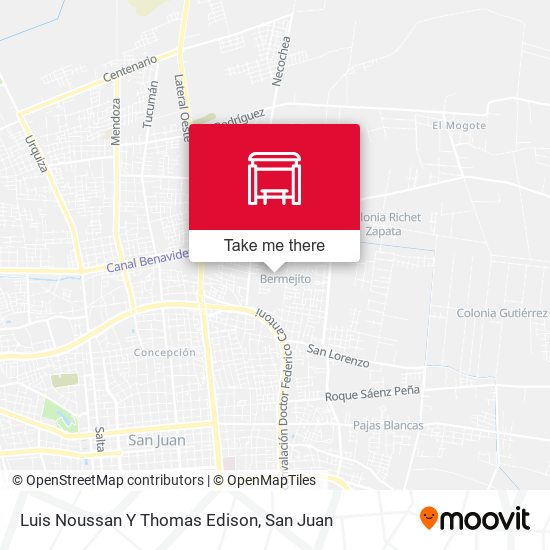 Mapa de Luis Noussan Y Thomas Edison