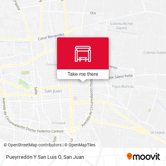Pueyrredón Y San Luis O map