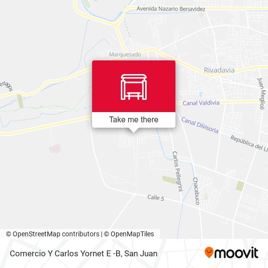 Comercio Y Carlos Yornet E -B map