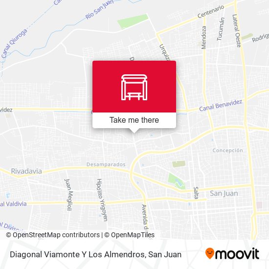 Diagonal Viamonte Y Los Almendros map