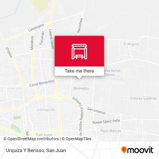 Mapa de Urquiza Y Berisso