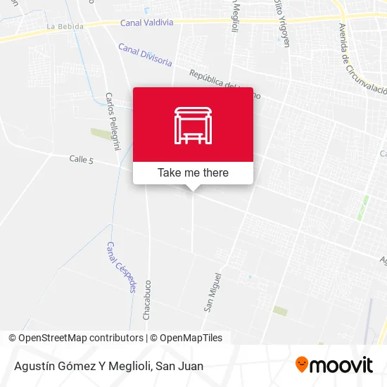 Mapa de Agustín Gómez Y Meglioli