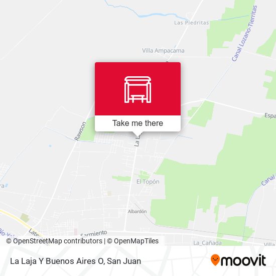 La Laja Y Buenos Aires O map