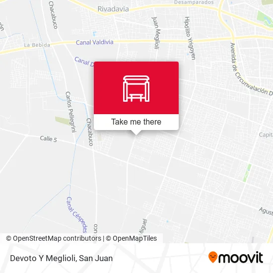 Mapa de Devoto Y Meglioli