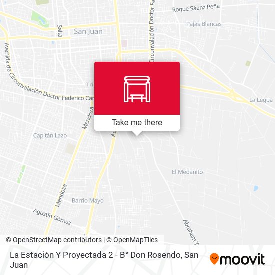 Mapa de La Estación Y Proyectada 2 - B° Don Rosendo