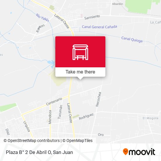 Mapa de Plaza B° 2 De Abril O