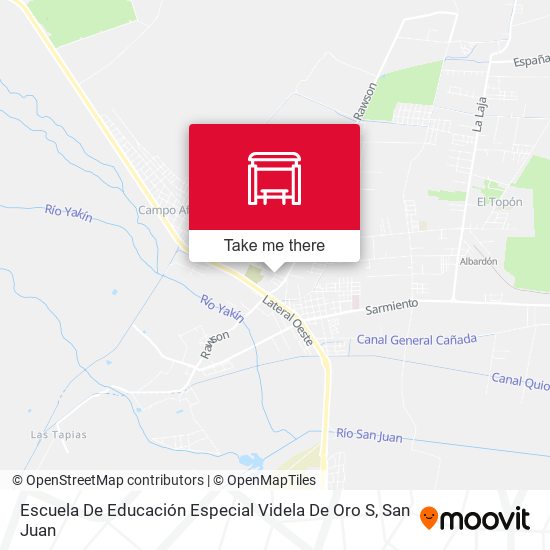 Escuela De Educación Especial Videla De Oro S map