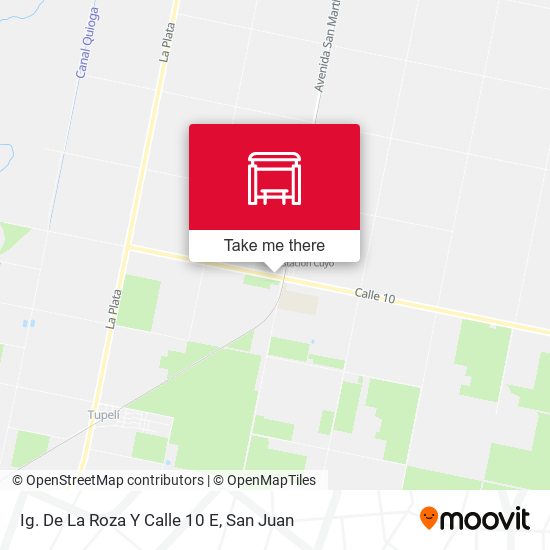 Mapa de Ig. De La Roza Y Calle 10 E
