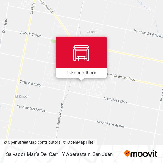 Mapa de Salvador María Del Carril Y Aberastain