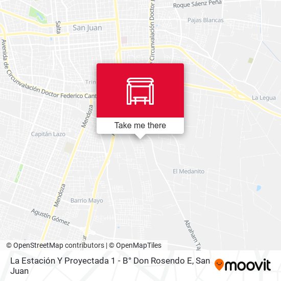 La Estación Y Proyectada 1 - B° Don Rosendo E map
