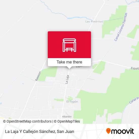Mapa de La Laja Y Callejón Sánchez