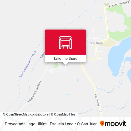 Proyectada Lago Ullúm - Escuela Lenoir O map