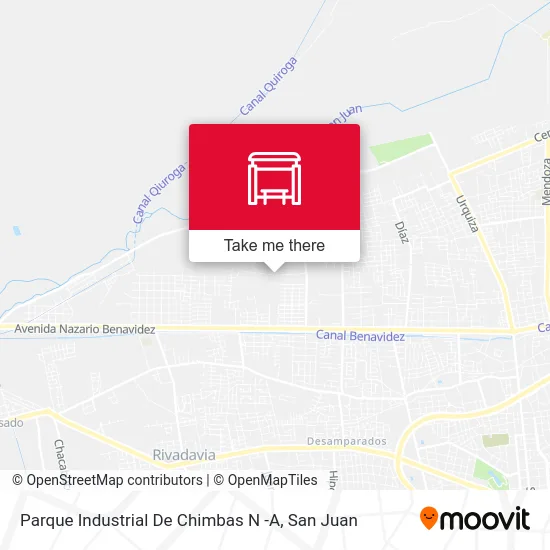 Parque Industrial De Chimbas N -A map