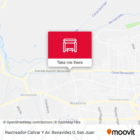 Rastreador Calívar Y Av. Benavídez O map