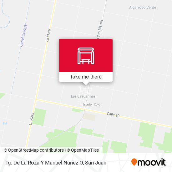 Ig. De La Roza Y Manuel Núñez O map