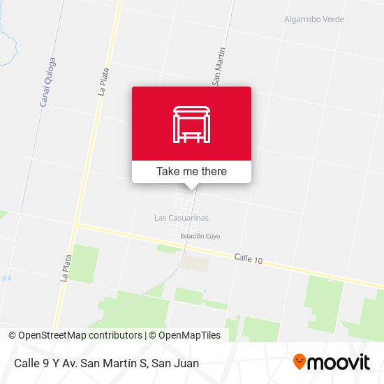 Calle 9 Y Av. San Martín S map