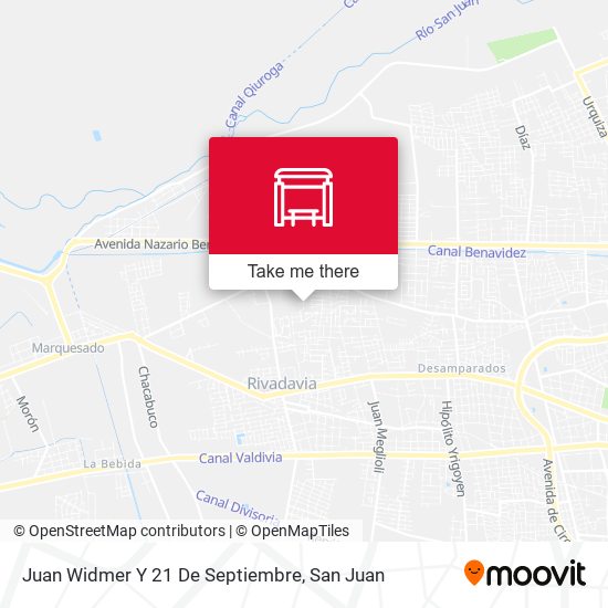 Juan Widmer Y 21 De Septiembre map