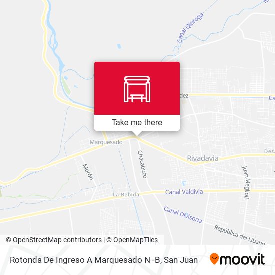 Rotonda De Ingreso A Marquesado N -B map