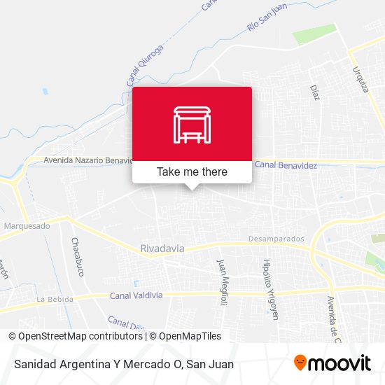 Sanidad Argentina Y Mercado O map