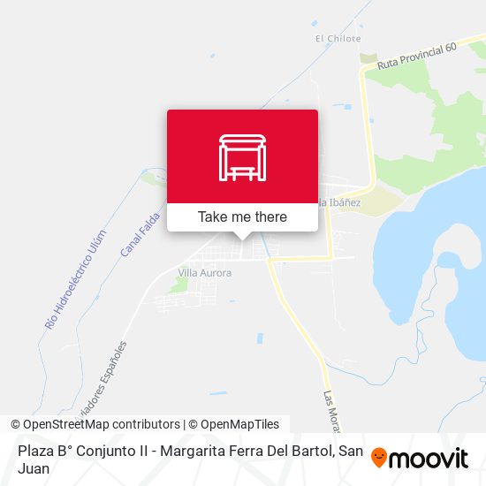 Plaza B° Conjunto II - Margarita Ferra Del Bartol map