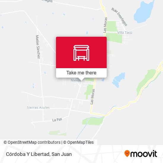 Mapa de Córdoba Y Libertad