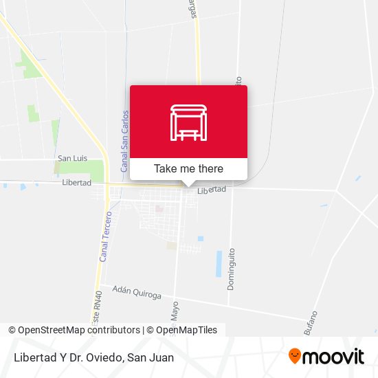 Libertad Y Dr. Oviedo map