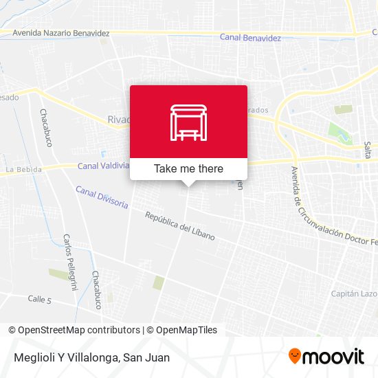 Mapa de Meglioli Y Villalonga