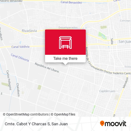 Mapa de Cmte. Cabot Y Charcas S