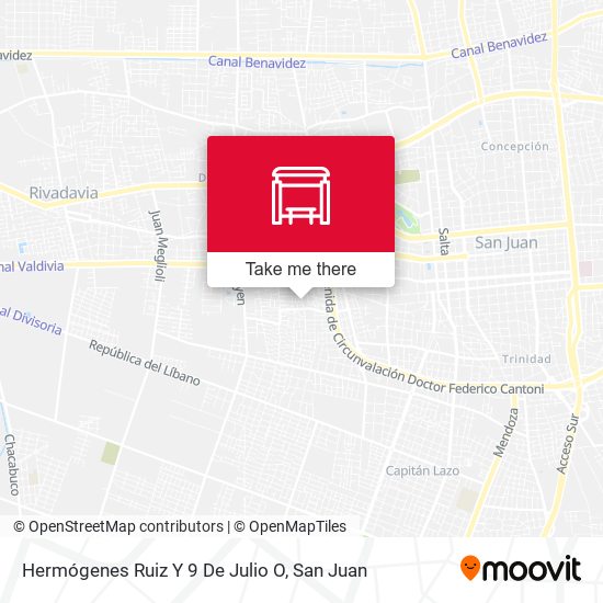 Hermógenes Ruiz Y 9 De Julio O map