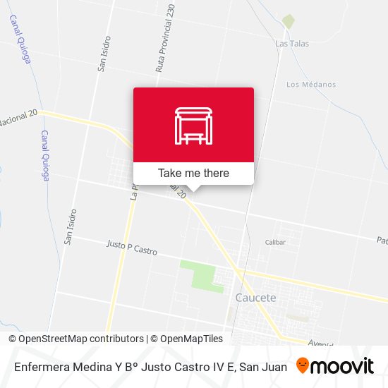Enfermera Medina Y Bº Justo Castro IV E map