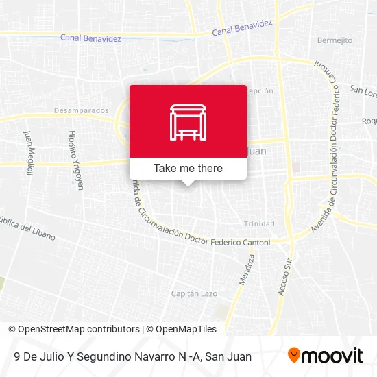 Mapa de 9 De Julio Y Segundino Navarro N -A