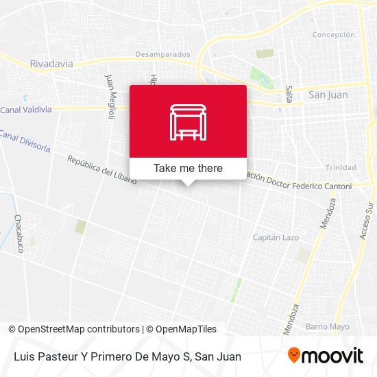Mapa de Luis Pasteur Y Primero De Mayo S