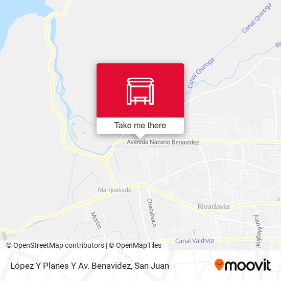 Mapa de López Y Planes Y Av. Benavidez