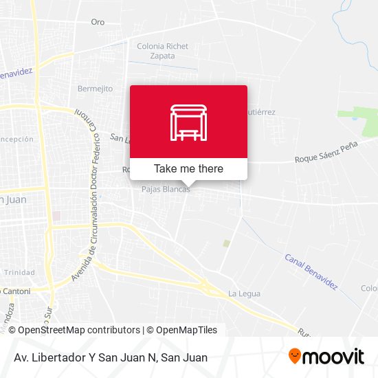 Av. Libertador Y San Juan N map