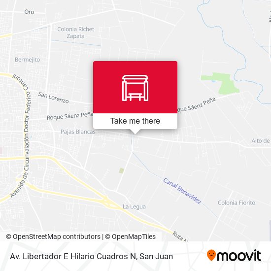 Av. Libertador E Hilario Cuadros N map