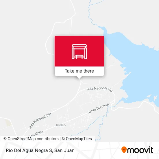 Río Del Agua Negra S map