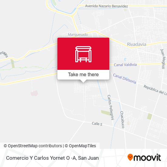 Comercio Y Carlos Yornet O -A map