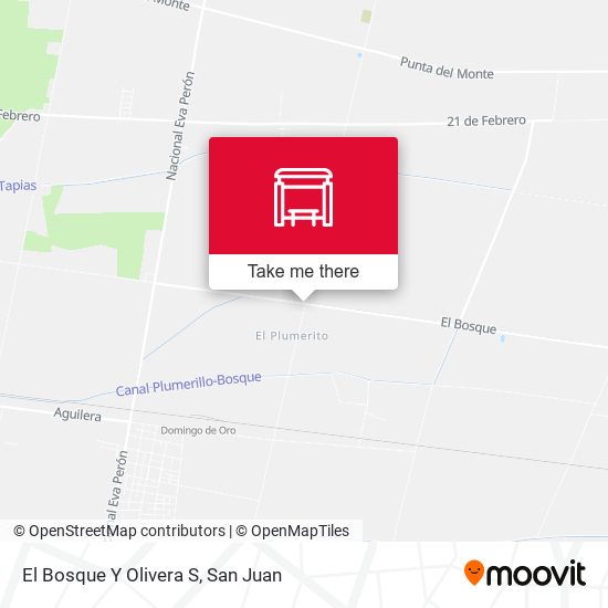 Mapa de El Bosque Y Olivera S