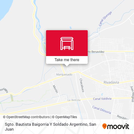 Mapa de Sgto. Bautista Baigorria Y Soldado Argentino