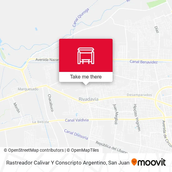 Mapa de Rastreador Calivar Y Conscripto Argentino