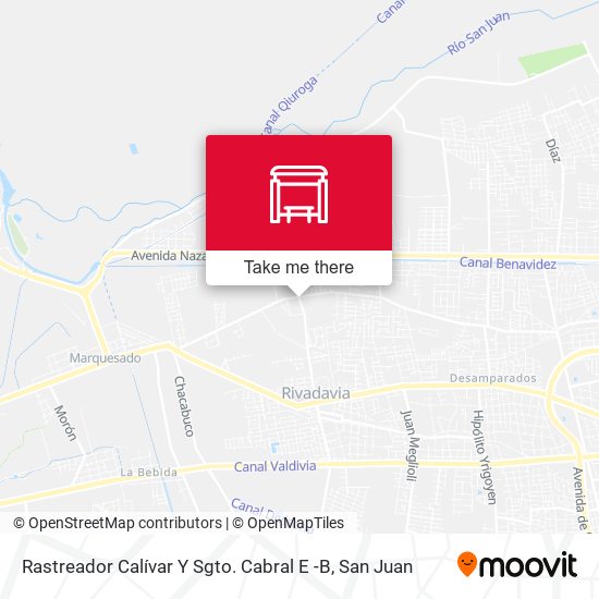 Mapa de Rastreador Calívar Y Sgto. Cabral E -B