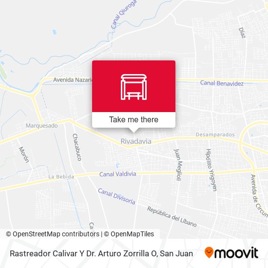 Rastreador Calivar Y Dr. Arturo Zorrilla O map