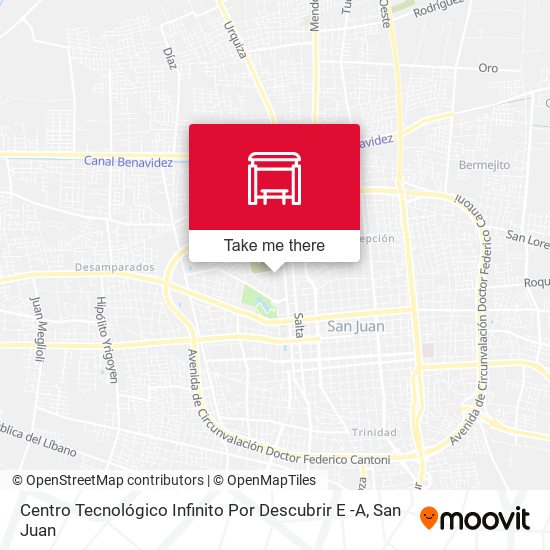 Centro Tecnológico Infinito Por Descubrir E -A map