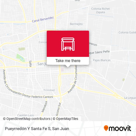 Mapa de Pueyrredón Y Santa Fe S