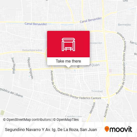 Segundino Navarro Y Av. Ig. De La Roza map