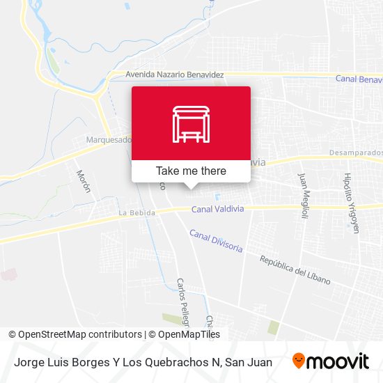 Jorge Luis Borges Y Los Quebrachos N map